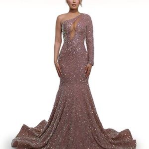 alglist gold dress Golden main image 0